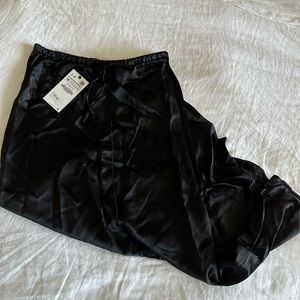 Zara Satin Midi Skirt